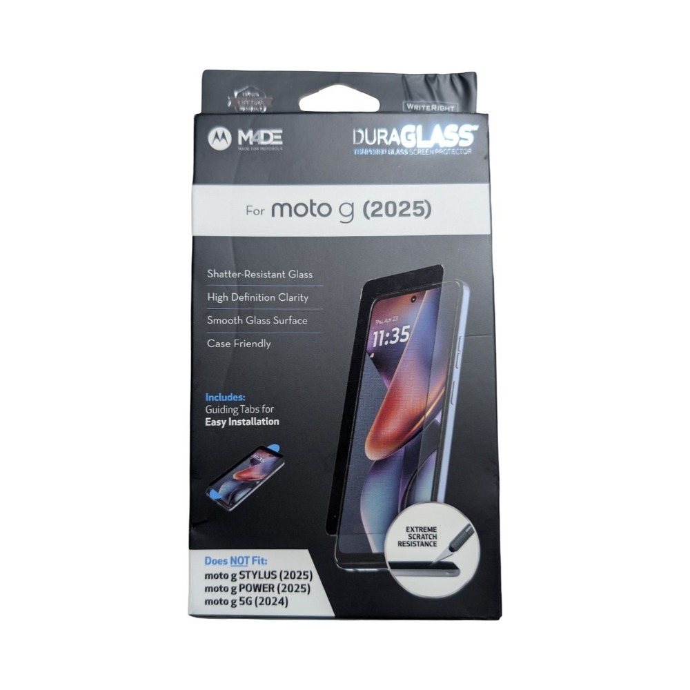 Aa9-O Duraglass Tempered‎ Glass Screen Protector for Moto g (2025)